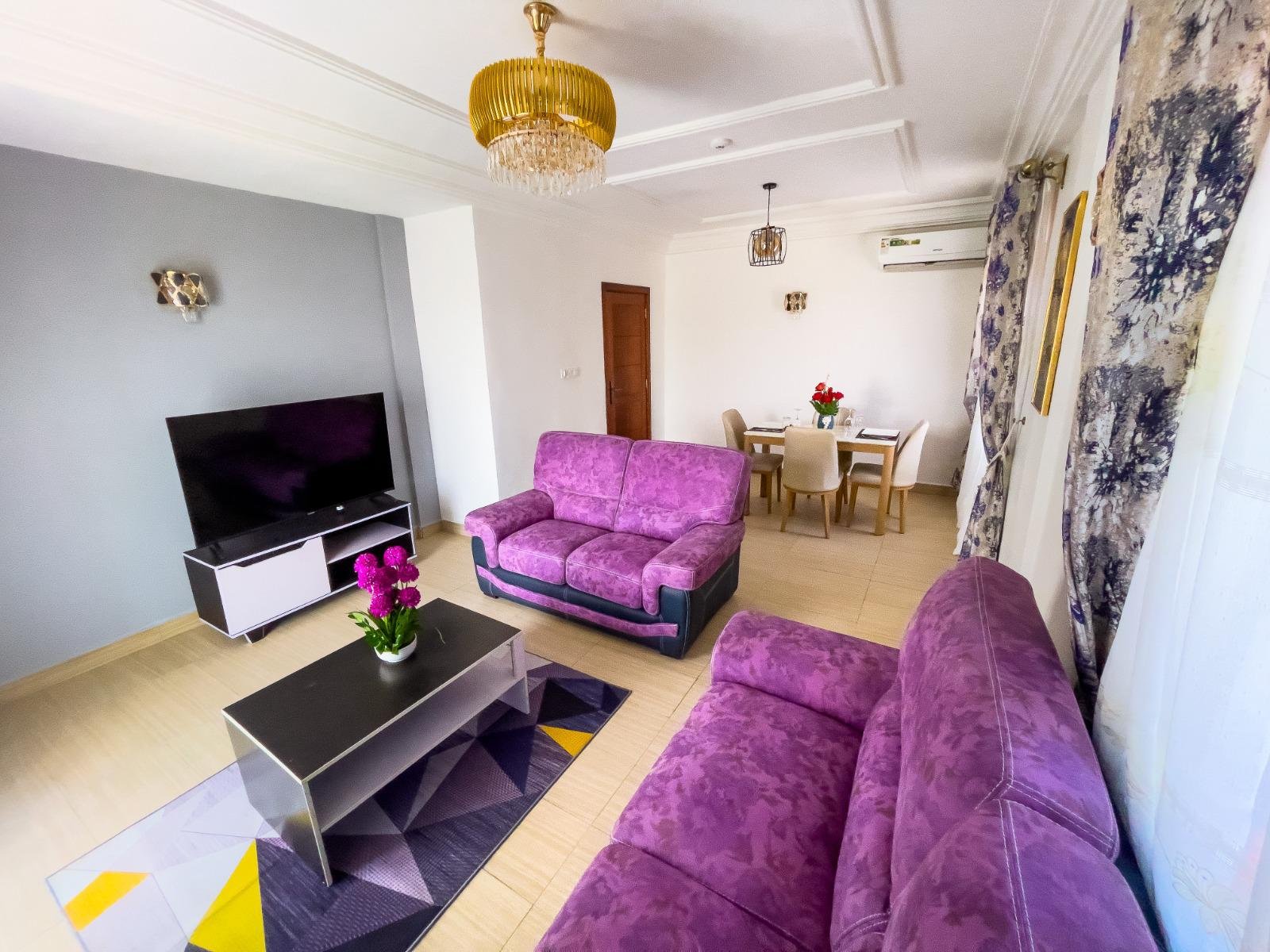 Appartement meublé à louer, Bonapriso, Douala 