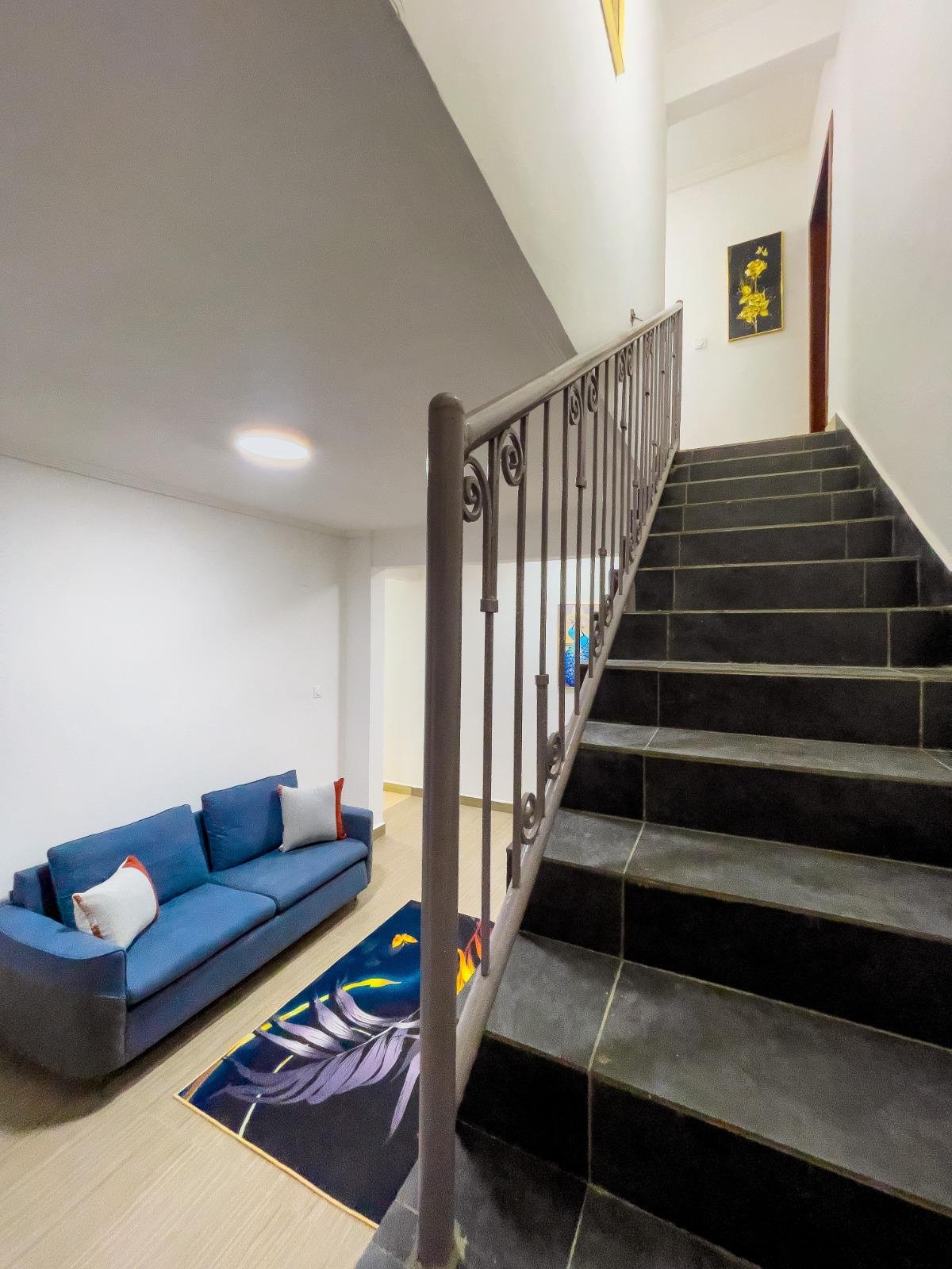 Duplex meublé à louer, Bonapriso, Douala 