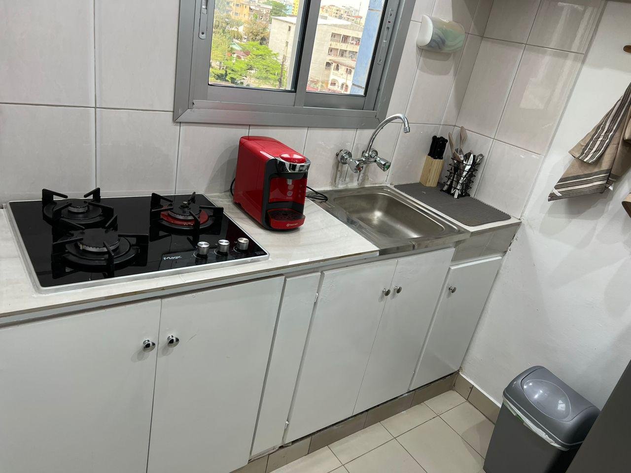 Appartement meublé à louer, Bonapriso, Douala 